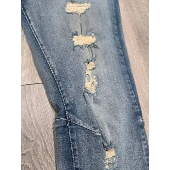 TRACK 23 Skinny Fit Men's Y2K Jeans 36x32 Blue A004251 - Picture 6 of 8